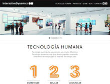 Tablet Screenshot of interactive-dynamics.com